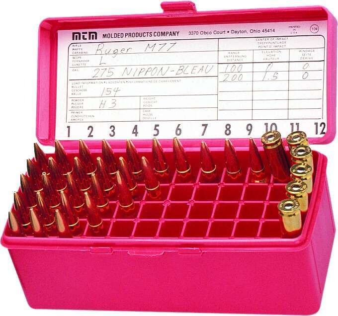 Misc. Accessories MTM Case Gard Ready Series MTM AMMO BOX 60 RD FLIP-TOP 243 308 WIN 220 SWIFT RED